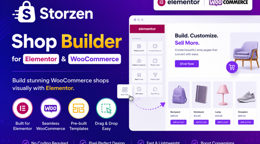 Storzen – Store Growth Toolkit for WooCommerce and Elementor
