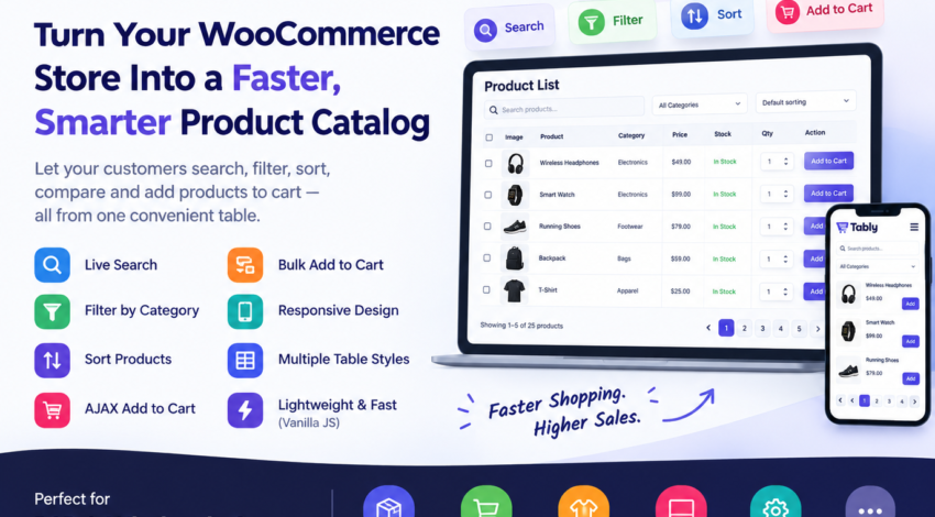 Tably for WooCommerce: The Smart Product Table Plugin That Supercharges B2B & Wholesale Stores in 2026
