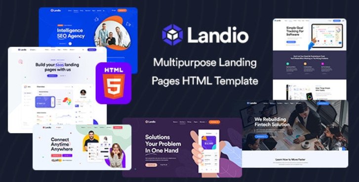 landio html template